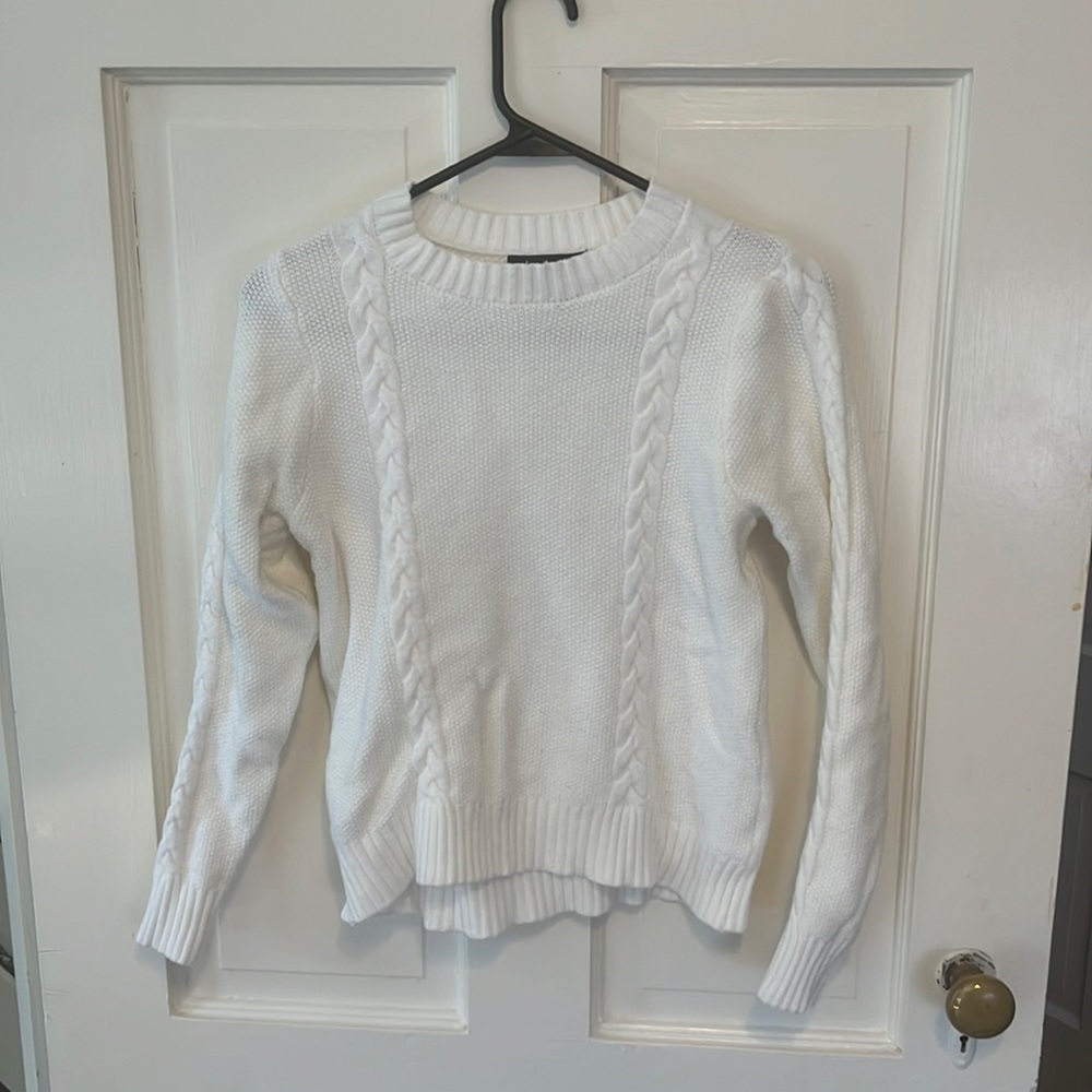 Lulus white sweater